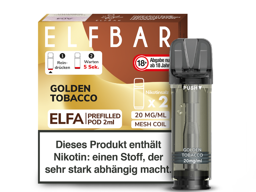 ELFBAR ELFA - Golden Tobacco