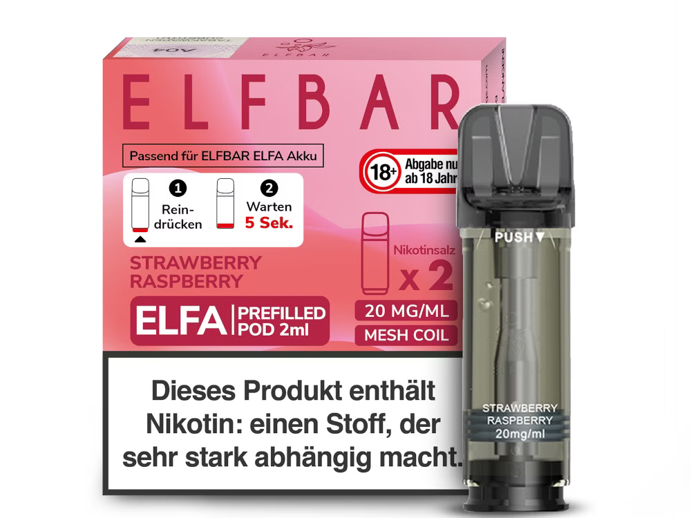 ELFBAR ELFA - Strawberry Raspberry