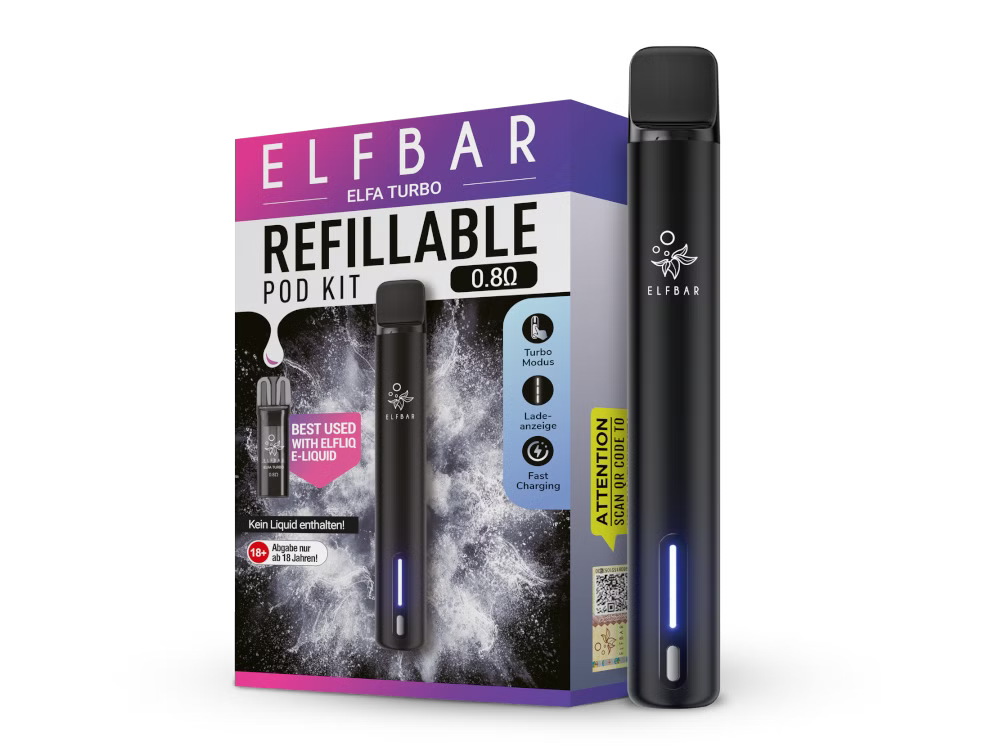 ELFBAR ELFA - Turbo Pod Kit 550 mAh battery