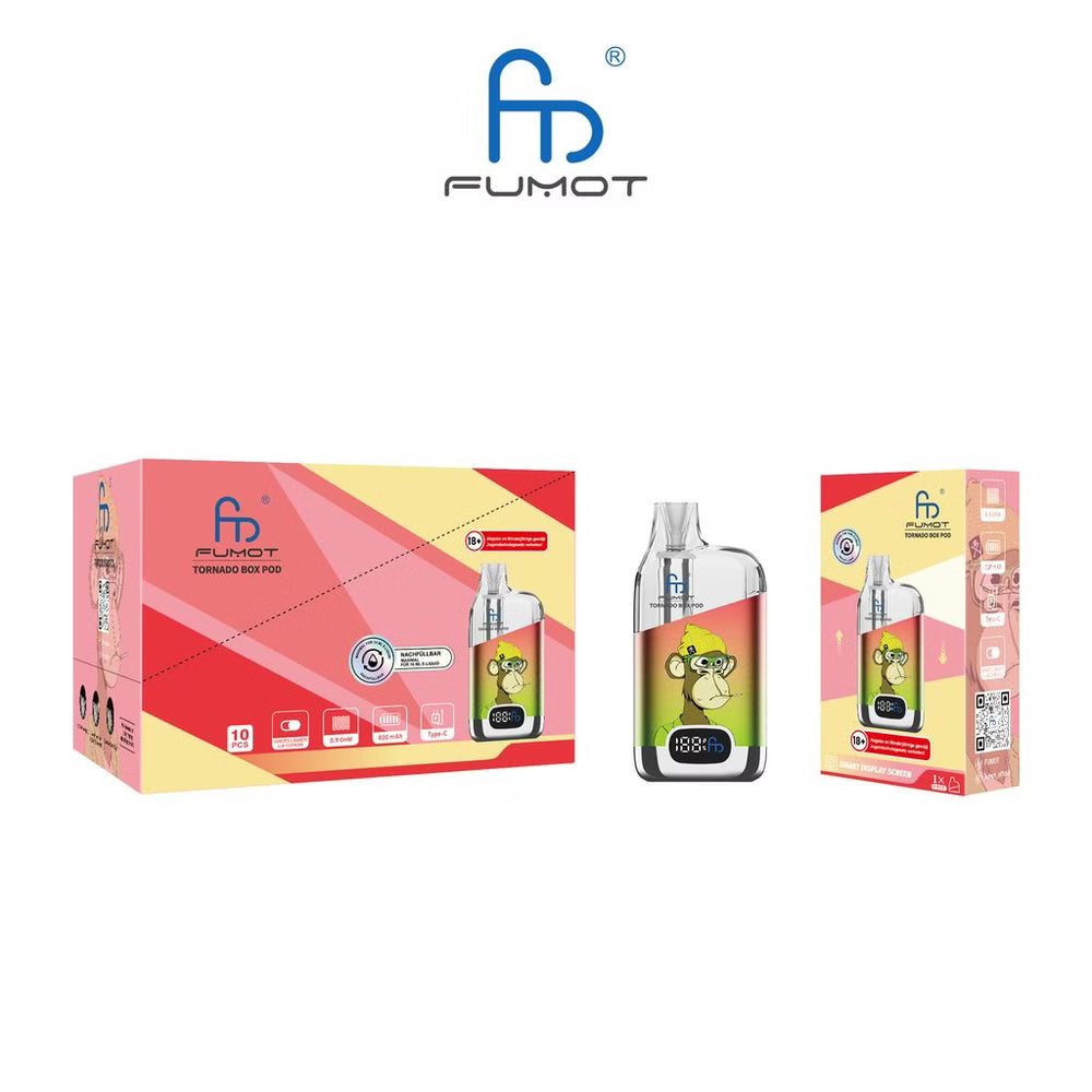 FUMOT TORNADO BOX POD KIT - FARBE: GREEN RED