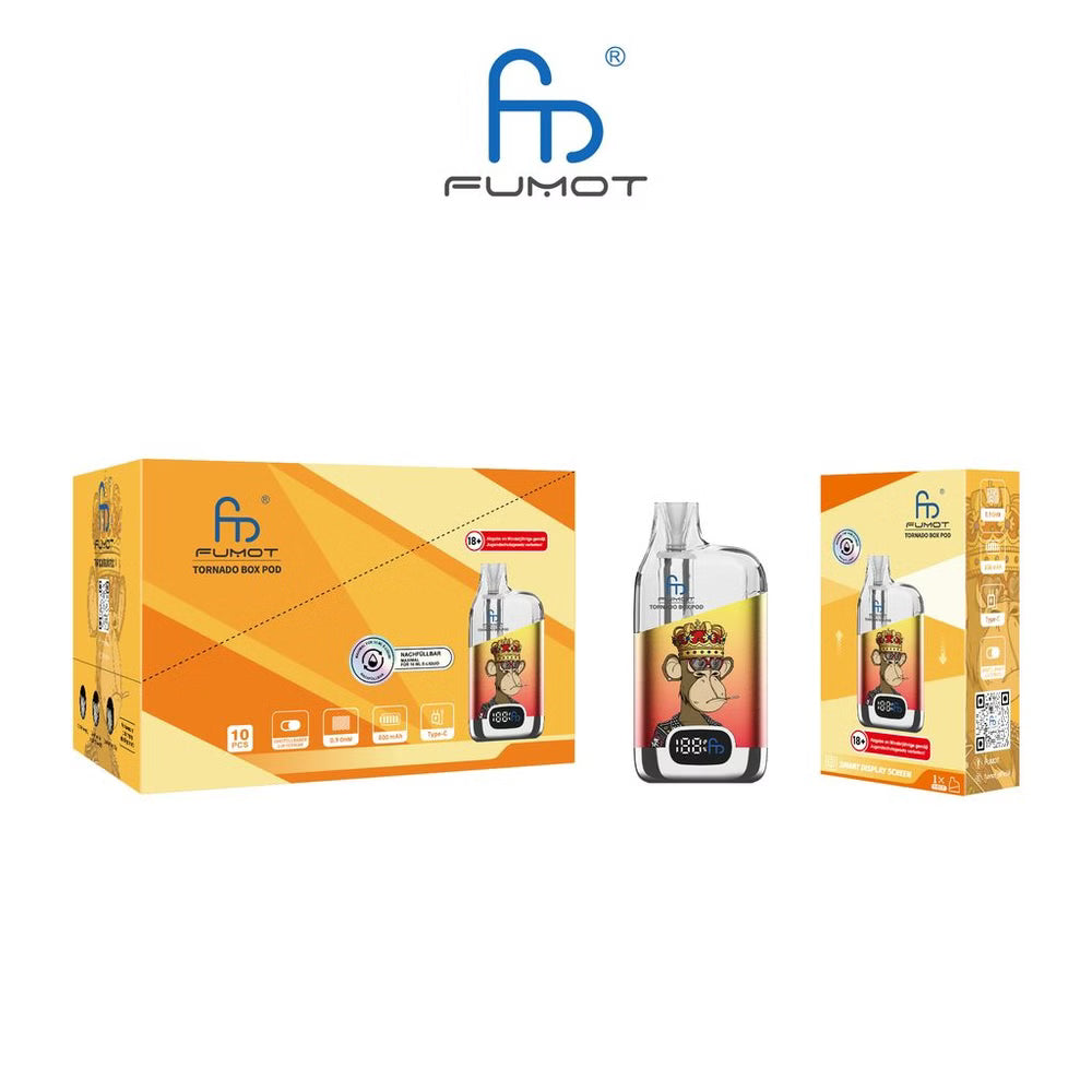 FUMOT TORNADO BOX POD KIT - FARBE: YELLOW RED