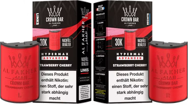 Al Fakher - Hypermax Pods 2 x 10ml ( links + rechts ) - Strawberry Punch