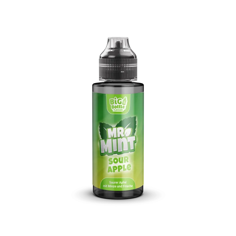 Big Bottle Flavours - Longfill - Sour Apple - 10ml in 120ml Flasche