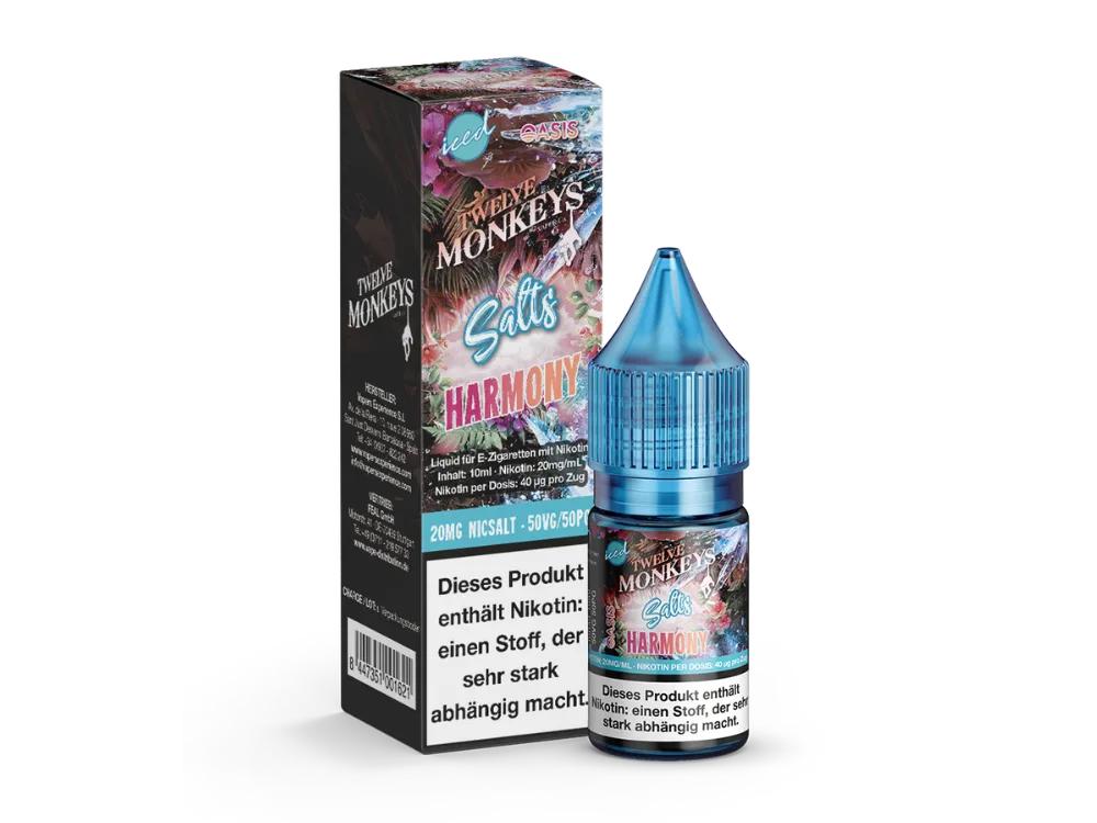 Twelve Monkeys.- Iced Series Nicsalt - Harmony 20mg