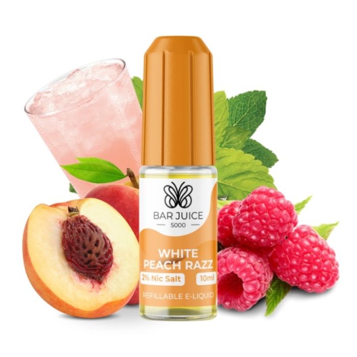 BAR JUICE - WHITE PEACH RAZZ