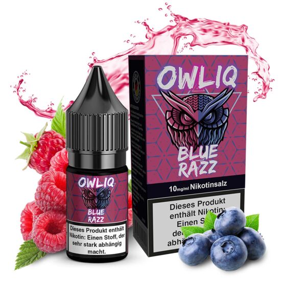 OWLIQ Nikotinsalz - Blue Razz