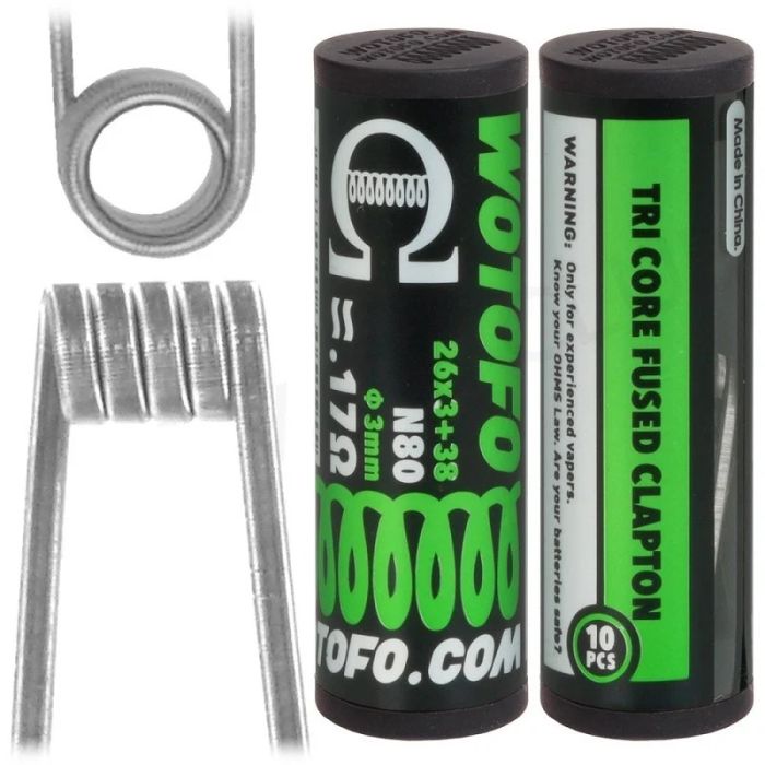 Wotofo - Tri Core Fused Clapton 0.17 Ohm