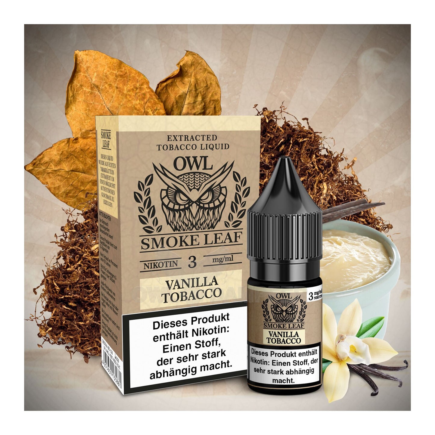 OWL Smoke Leaf Nikotinsalz- Vanilla Tobacco