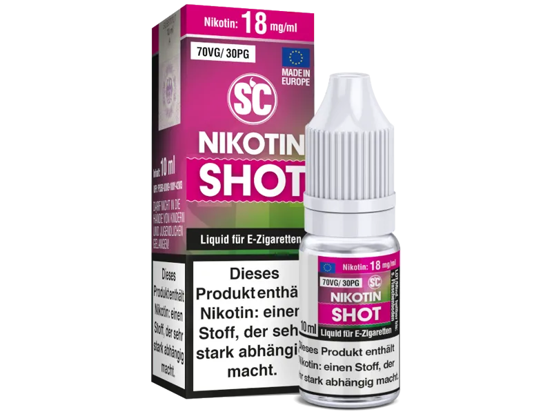 SC - Nikotin shot 30%pg / 70%vg - 10ml