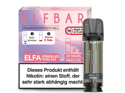 ELFBAR ELFA - Peach Ice / Juicy Peach