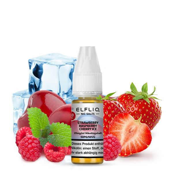 ElfLiq - Liquid Strawberry Raspberry Cherry Ice - Elfliq by Elf Bar