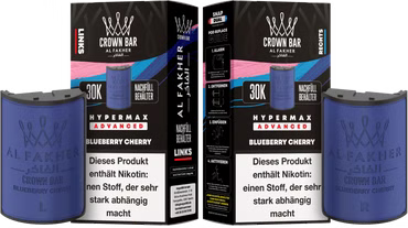 Al Fakher - Hypermax Pods 2 x 10ml ( links + rechts ) - Blueberry Cherry