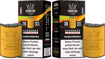 Al Fakher - Hypermax Pods 2 x 10ml ( links + rechts ) - Mango Pineapple