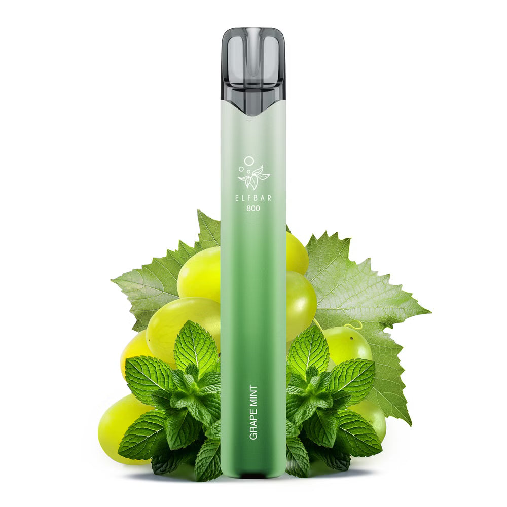 Elfbar - 800 Nikotinfrei - Grape Mint