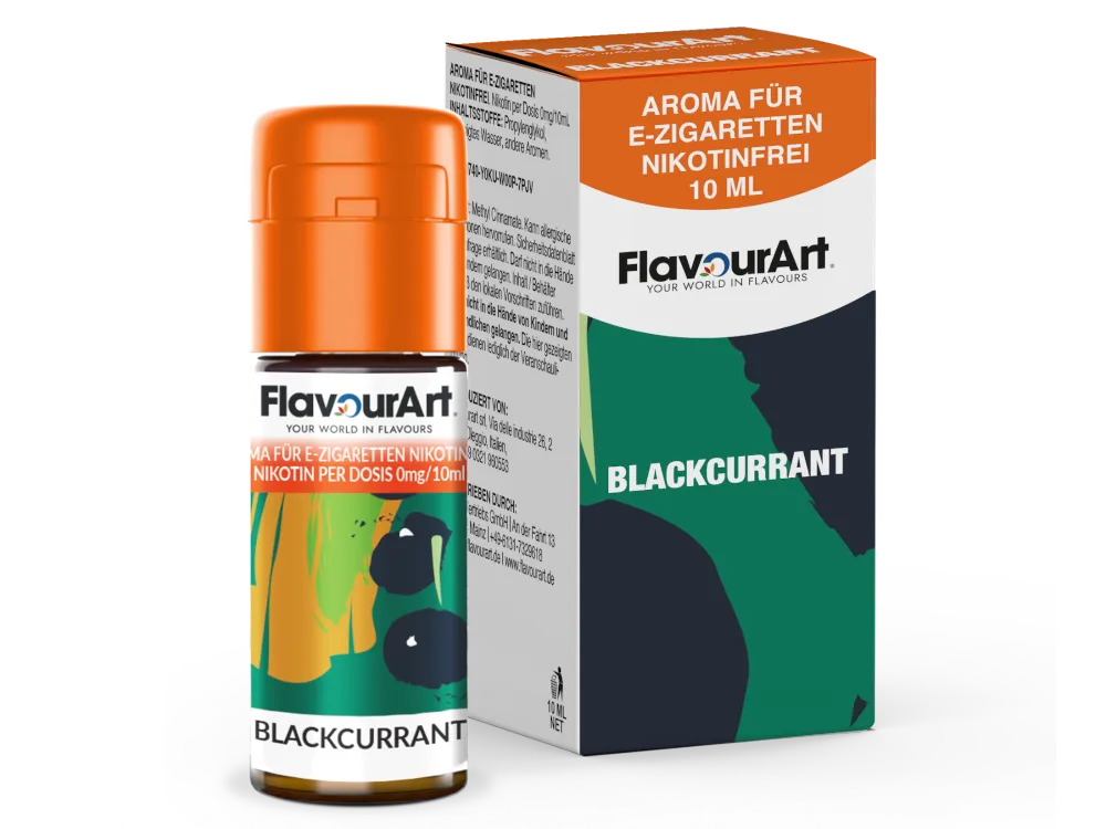 FlavourArt - 10ml Aromen - Blackcurrant
