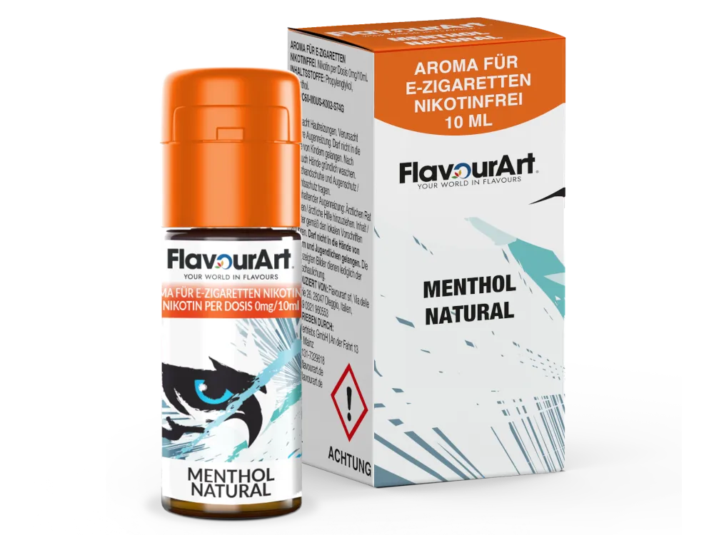 FlavourArt - 10ml Aromen - Menthol Natural