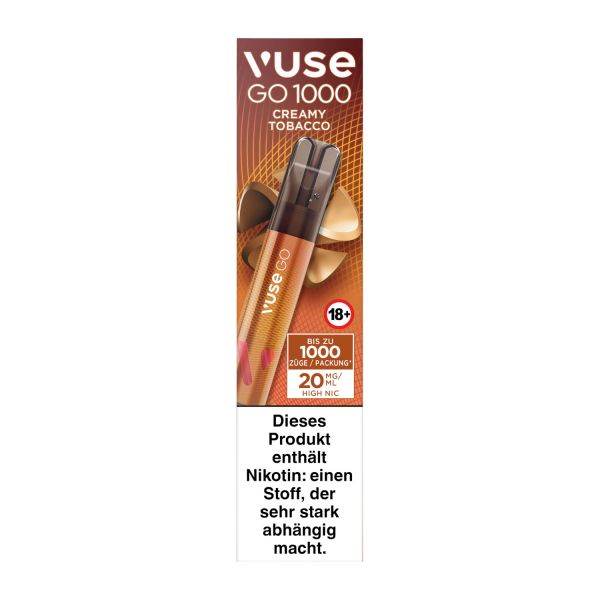 Vuse - Go 1000 20mg - Creamy Tobacco