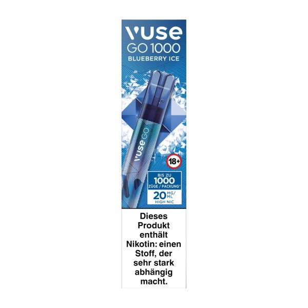 Vuse - Go 1000 20mg - Blueberry Ice