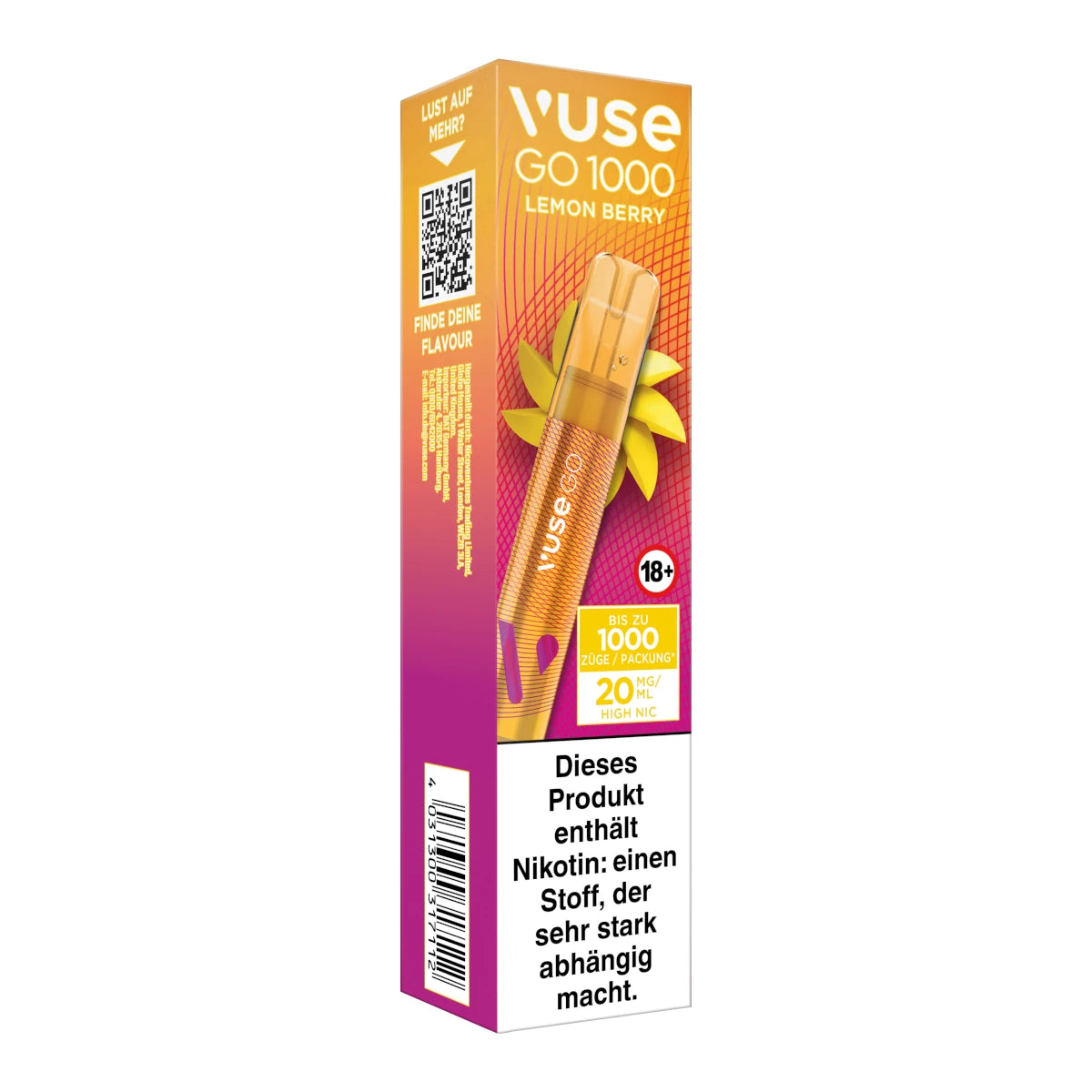 Vuse - Go 1000 20mg - Lemon Berry