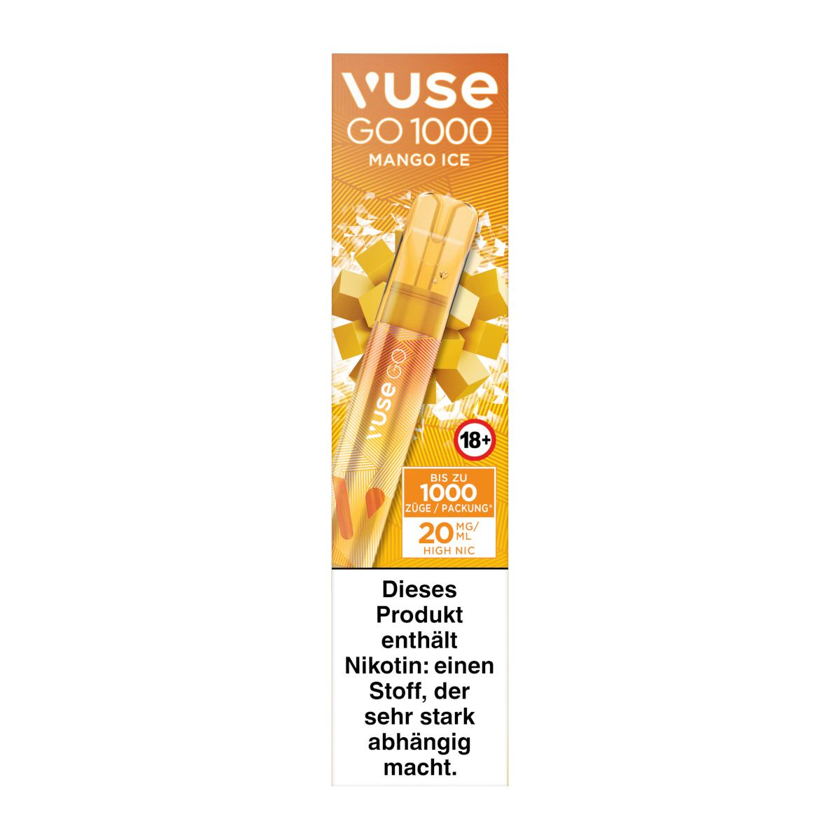 Vuse - Go 1000 20mg - Mango Ice