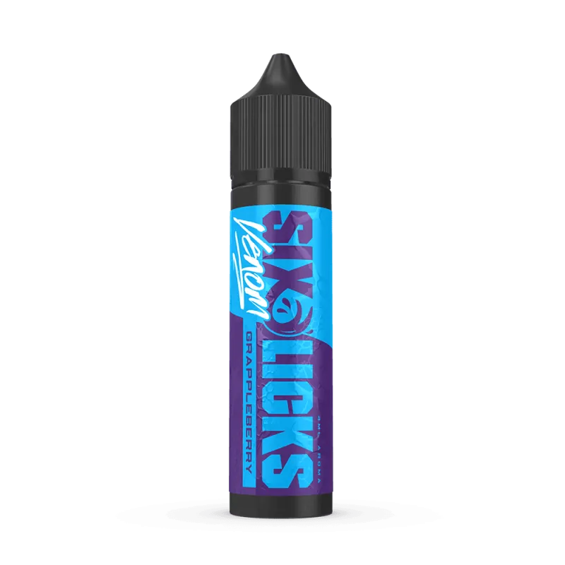 Six Licks - Venom Longfill - Grappleberry - 4ml in 60ml Flasche