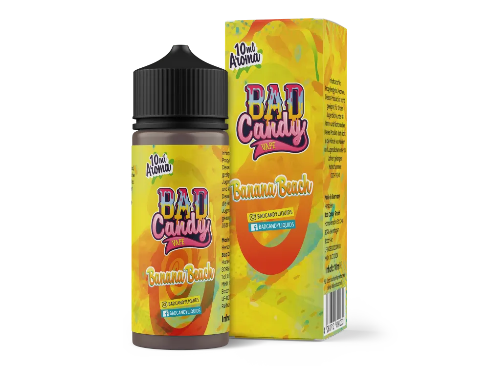 Bad candy - Banana beach longfill 10ml / 120ml