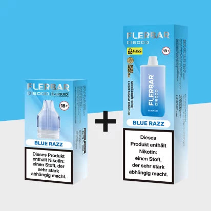 Flerbar D16000  - Blue Razz