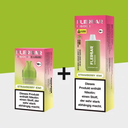 Flerbar D16000  - Strawberry Kiwi
