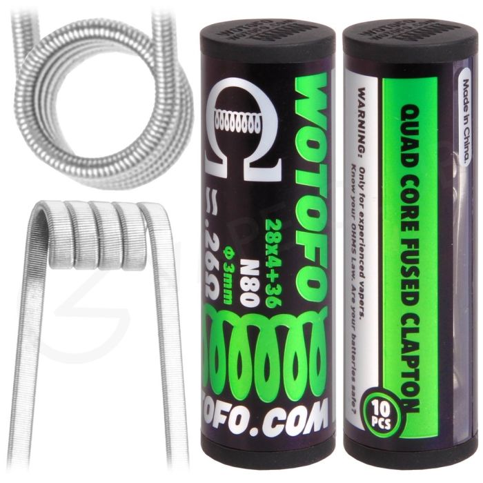 Wotofo - Quad Core Fused Clapton 0.26 Ohm