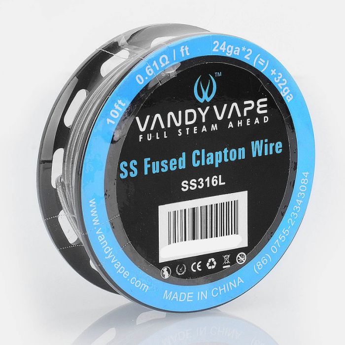 Vandy Vape - Fused Clapton Wire 24ga x2 + 32ga Stainless Steel