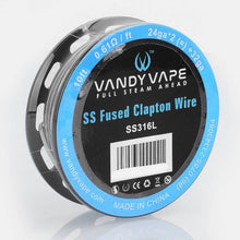 Vandy Vape - Fused Clapton Wire 24ga x2 + 32ga Stainless Steel