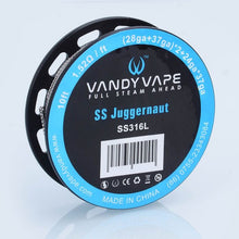 Vandy Vape - Juggernaut Wire 28ga +37ga x 24ga + 37ga Stainless Steel