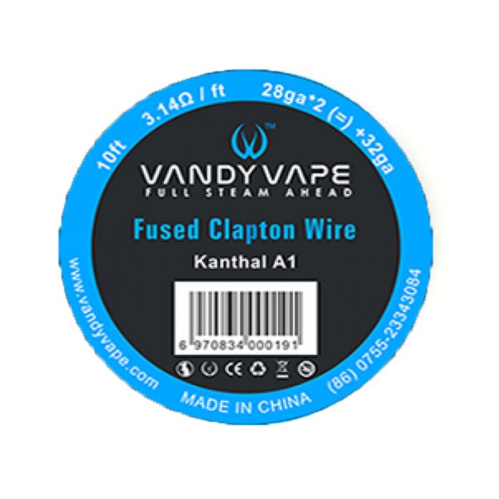 Vandy Cape - Fused Clapton Wire 28ga + 32ga Kanthal A1