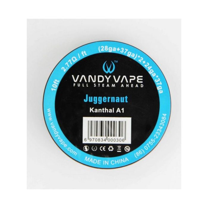Vandy Vape - Juggernaut Wire 28ga + 37ga x 24ga + 37ga Kanthal A1