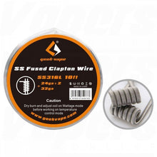 Geekvape - Fused Clapton Wire 24ga x2 + 32ga Stainless Steel