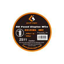 Geekvape - Fused Clapton Wire 28ga x2 + 30ga Stainless Steel