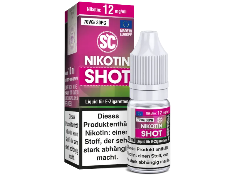 SC - Nikotin shot 30%pg / 70%vg - 10ml