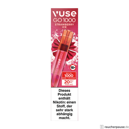 Vuse - Go 1000 20mg - Strawberry Ice